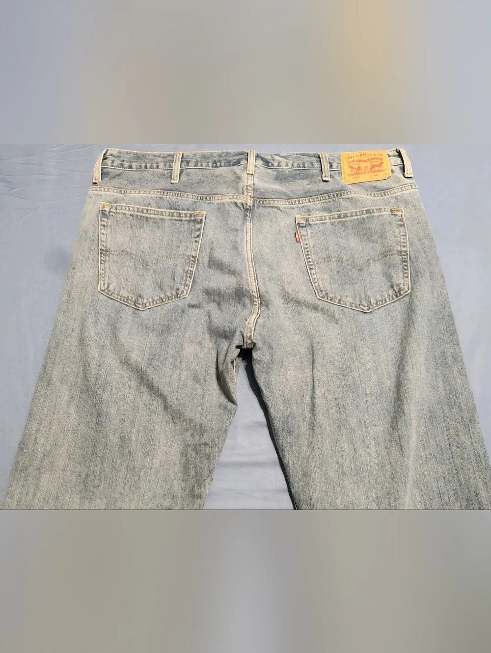 Levi's 569 Loose Straight Men's Jeans Light Wash Denim Size 40x30